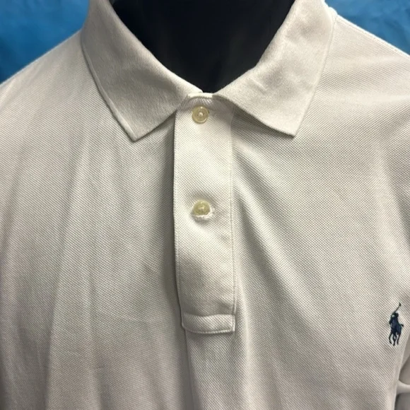 Polo Ralph Lauren White Shirt. 2XL big and tall. EA027 - Picture 4 of 5